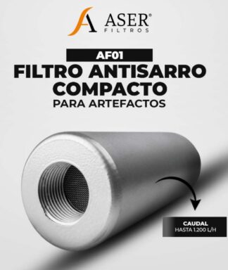 Filtro Aser Antisarro Mini Compacto 3/4"