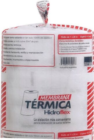 Manta Termica Aislante Hidroflex 1 x 20 m - esp. 10 mm
