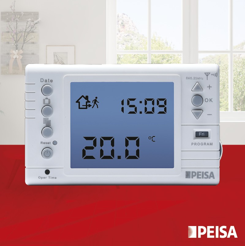 Termostato Digital Programable Inalámbrico Peisa