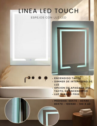 Espejo LED para Baño